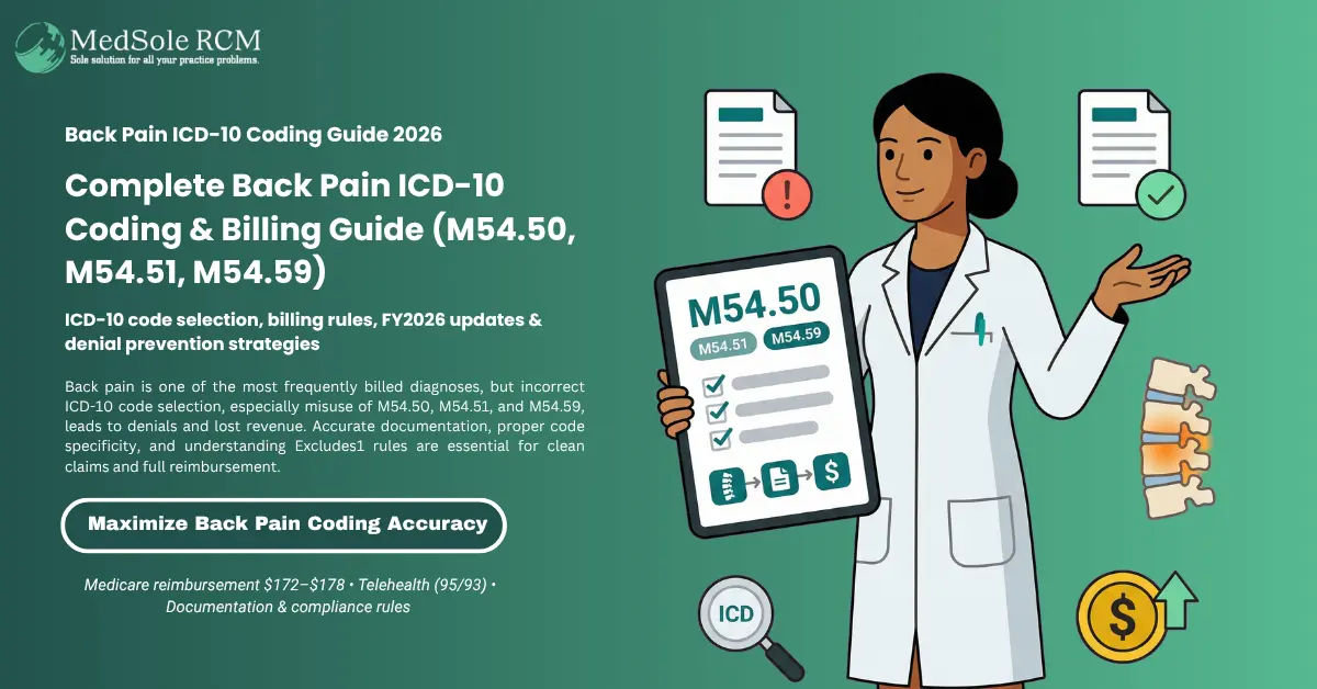 Back Pain ICD-10 Codes: The Complete Guide to Accurate Coding and Billing (2026)